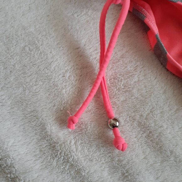 Bundle of 2 Justice Girl's Size 7 Pink Tankini Swimsuits - Picture 8 of 14